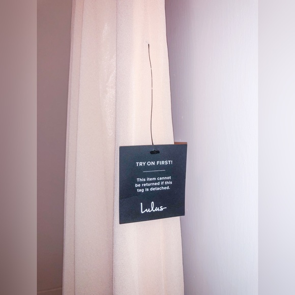 NWT Lulus Memorable Mystique Champagne Sleeveless Sequin Maxi Dress - Picture 9 of 16